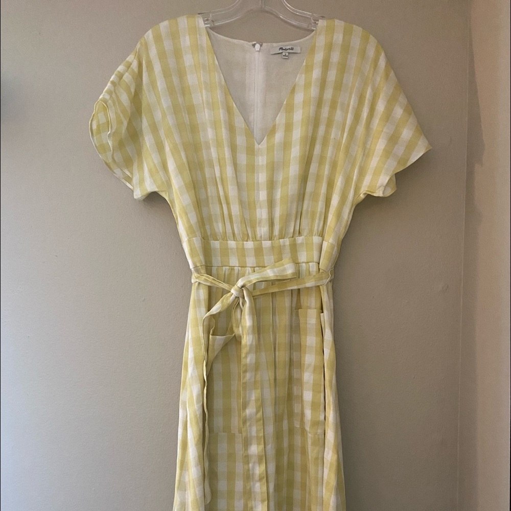 Madewell Gingham Dolman Dress